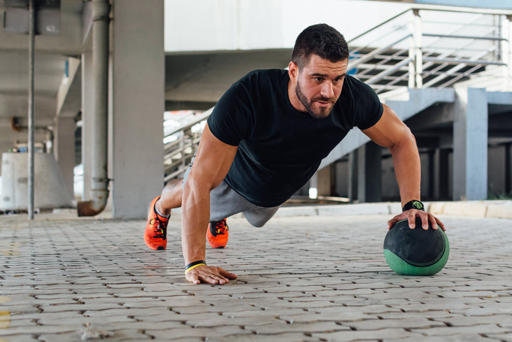 Unstable Push-Ups: at-home strength training