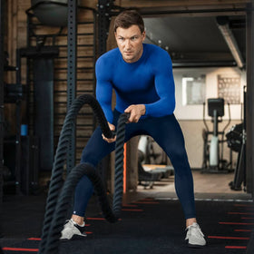 Sports Compression Long Tights - Men