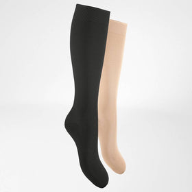 VenoTrain Delight Compression Stockings, Knee High, Class 2, Closed Toe, Caramel