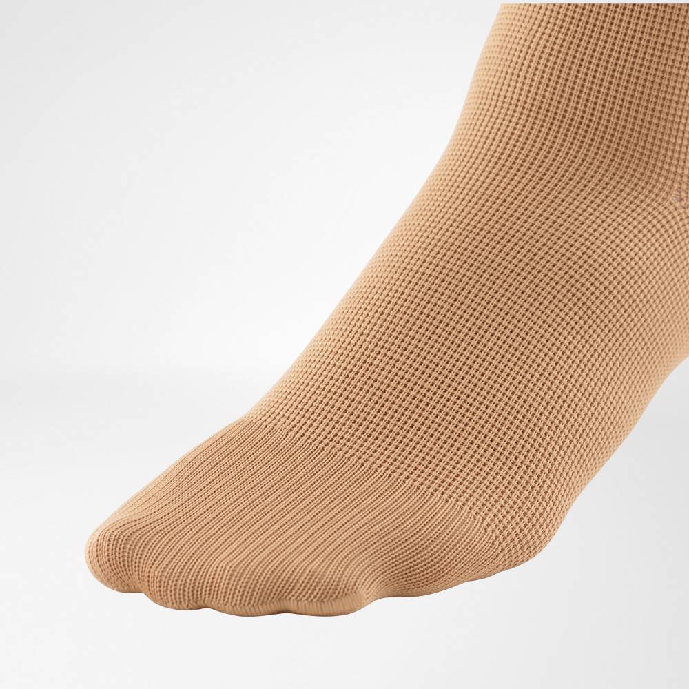 VenoTrain Delight Compression Stockings, Knee High, Class 2, Closed Toe, Caramel