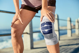 Knee Brace: GenuTrain S Hinged Knee Brace: ACL, MCL and arthritis support - Bauerfeind  Australia